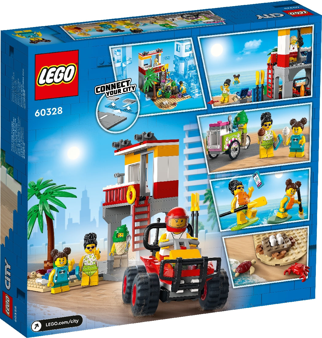 LEGO CITY BEACH LIFEGUARD STATION 60328 AGE: 5+