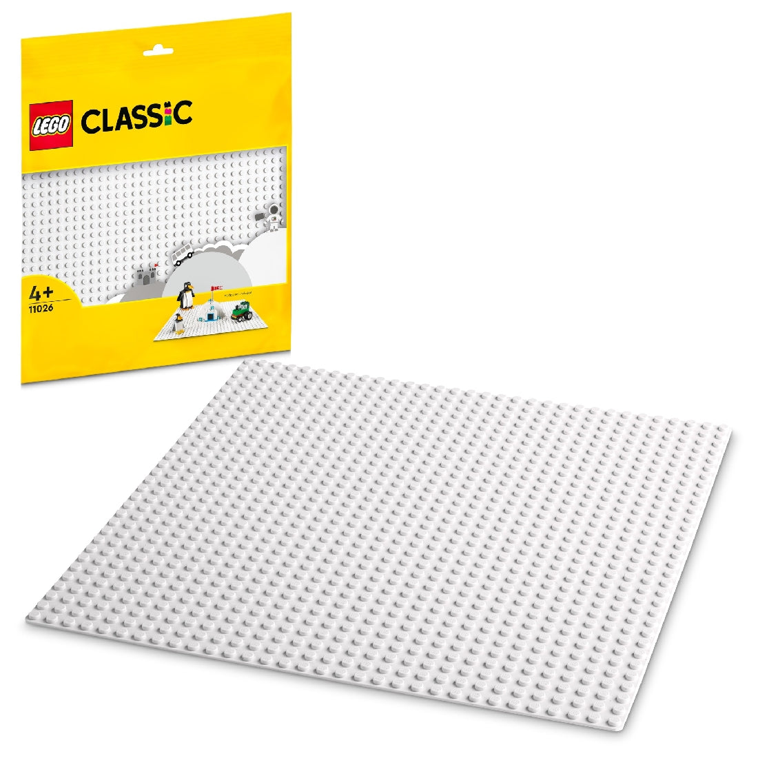 LEGO CLASSIC WHITE BASEPLATE 11026 AGE:4+
