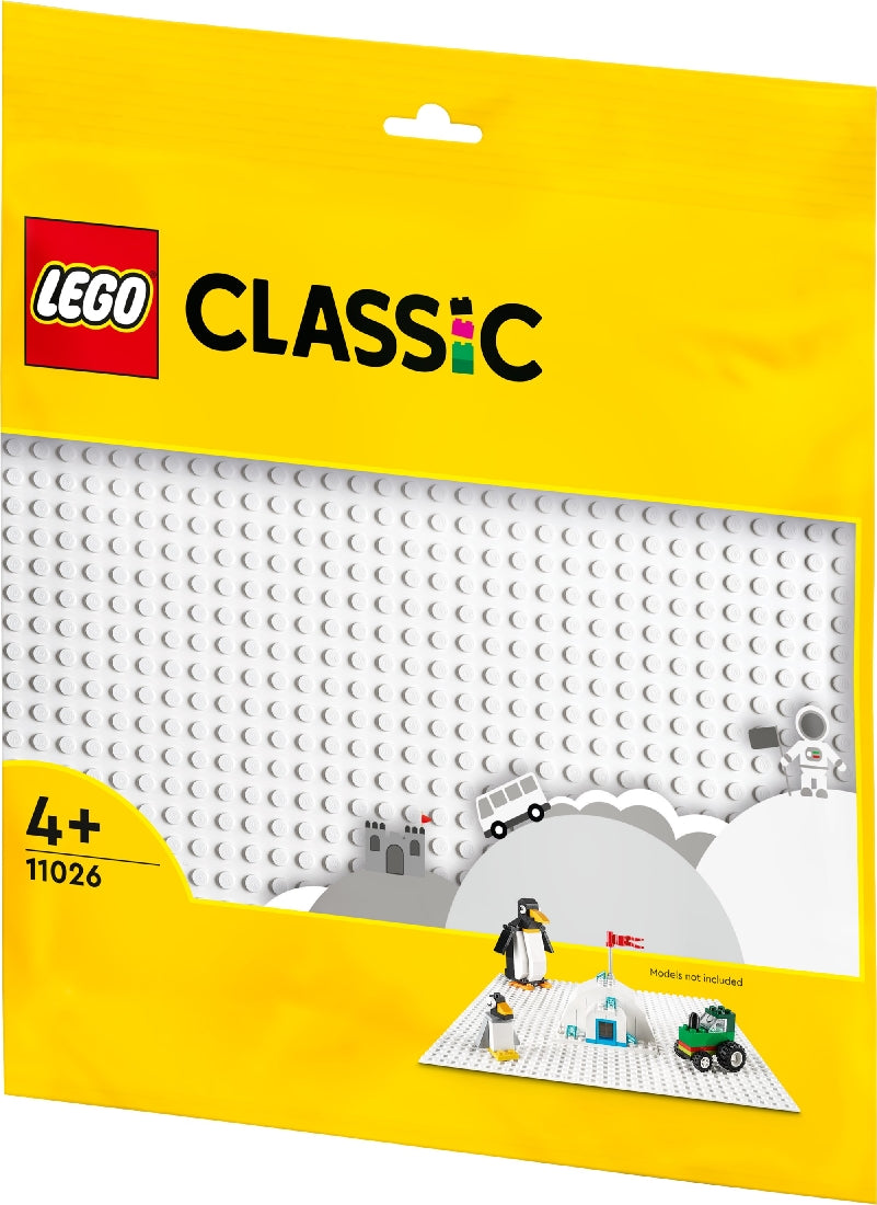 LEGO CLASSIC WHITE BASEPLATE 11026 AGE:4+