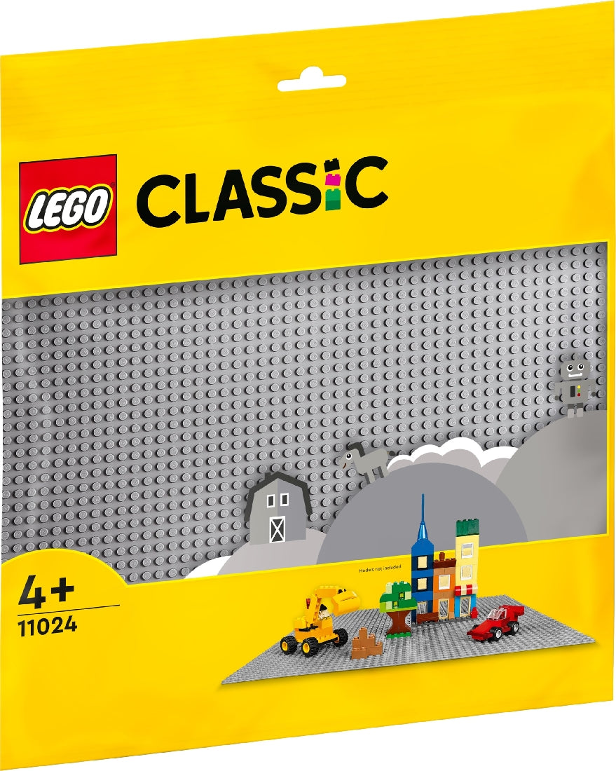 LEGO CLASSIC GREY BASEPLATE 11024 AGE: 4+