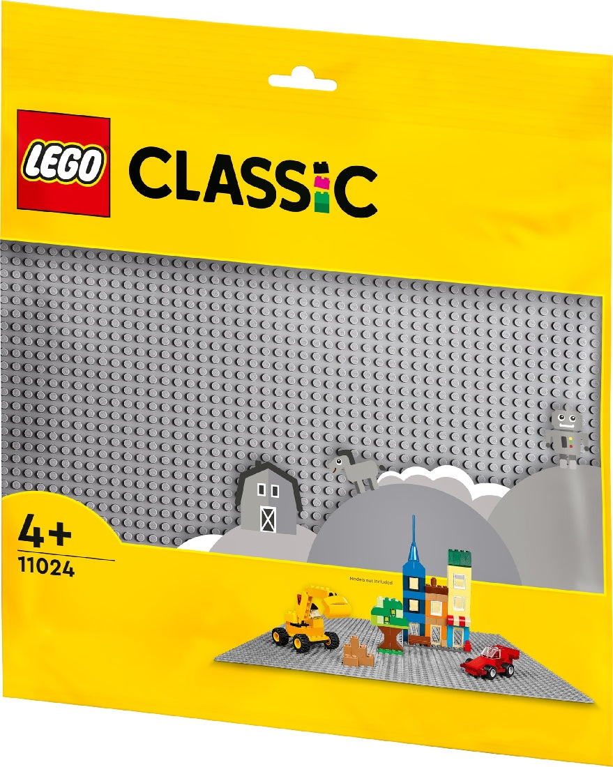 LEGO CLASSIC GREY BASEPLATE 11024 AGE: 4+