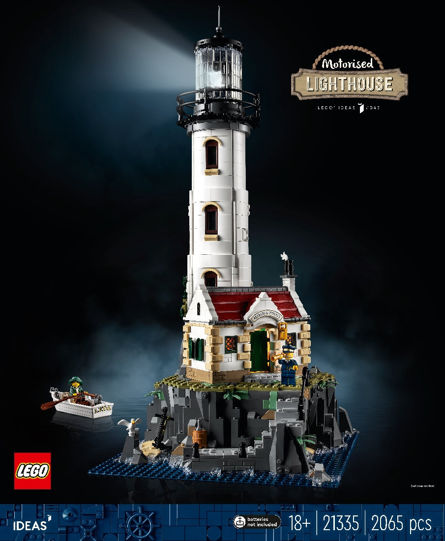LEGO IDEAS MOTORISED LIGHTHOUSE 21335 AGE: 18+