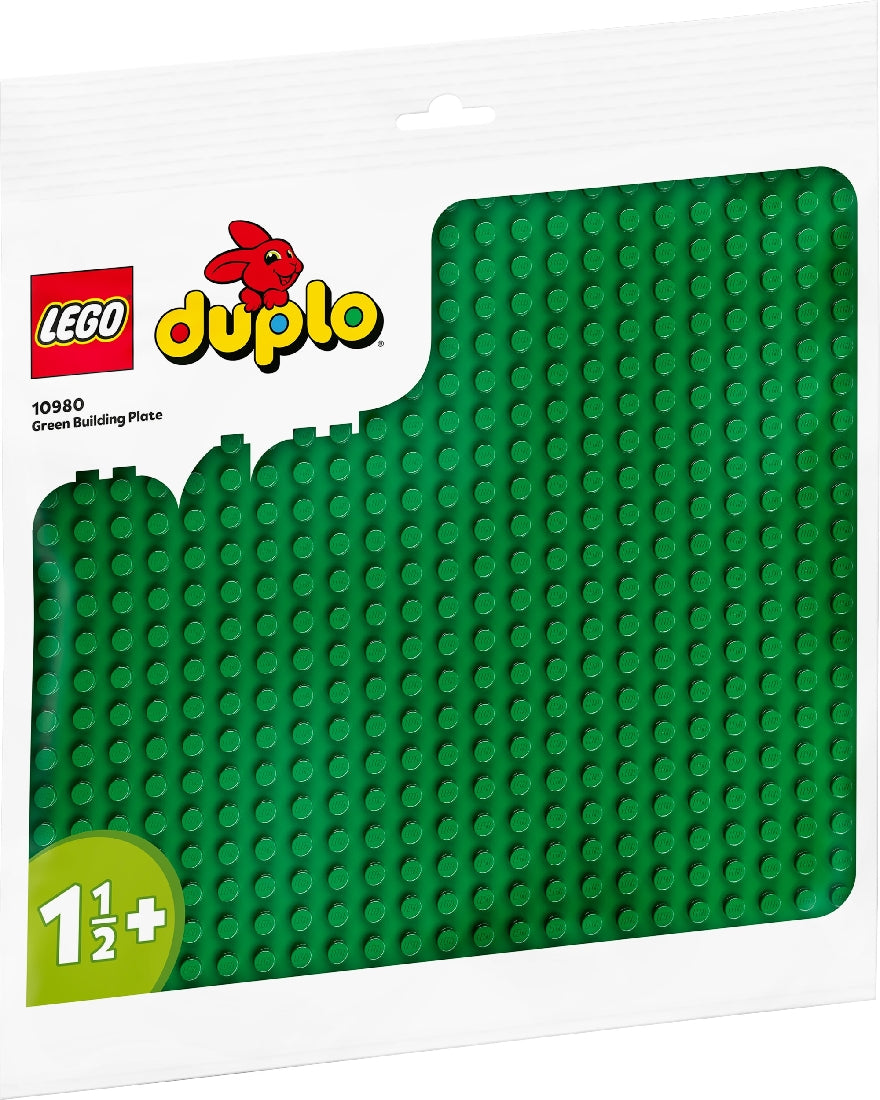 LEGO DUPLO GREEN BUILDING PLATE 10980 AGE: 1 1/2+