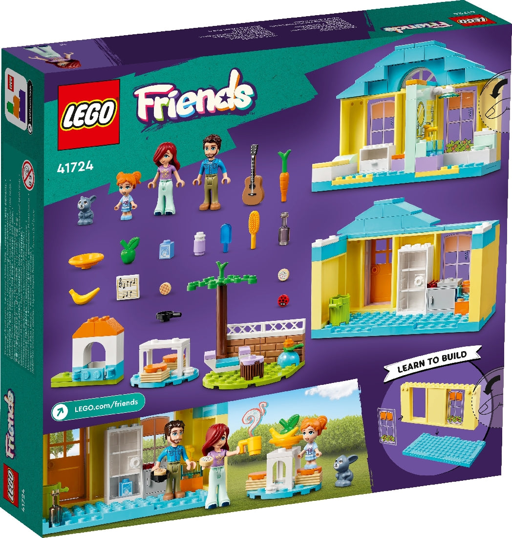 LEGO FRIENDS PAISLEY'S HOUSE 41724 AGE: 4+