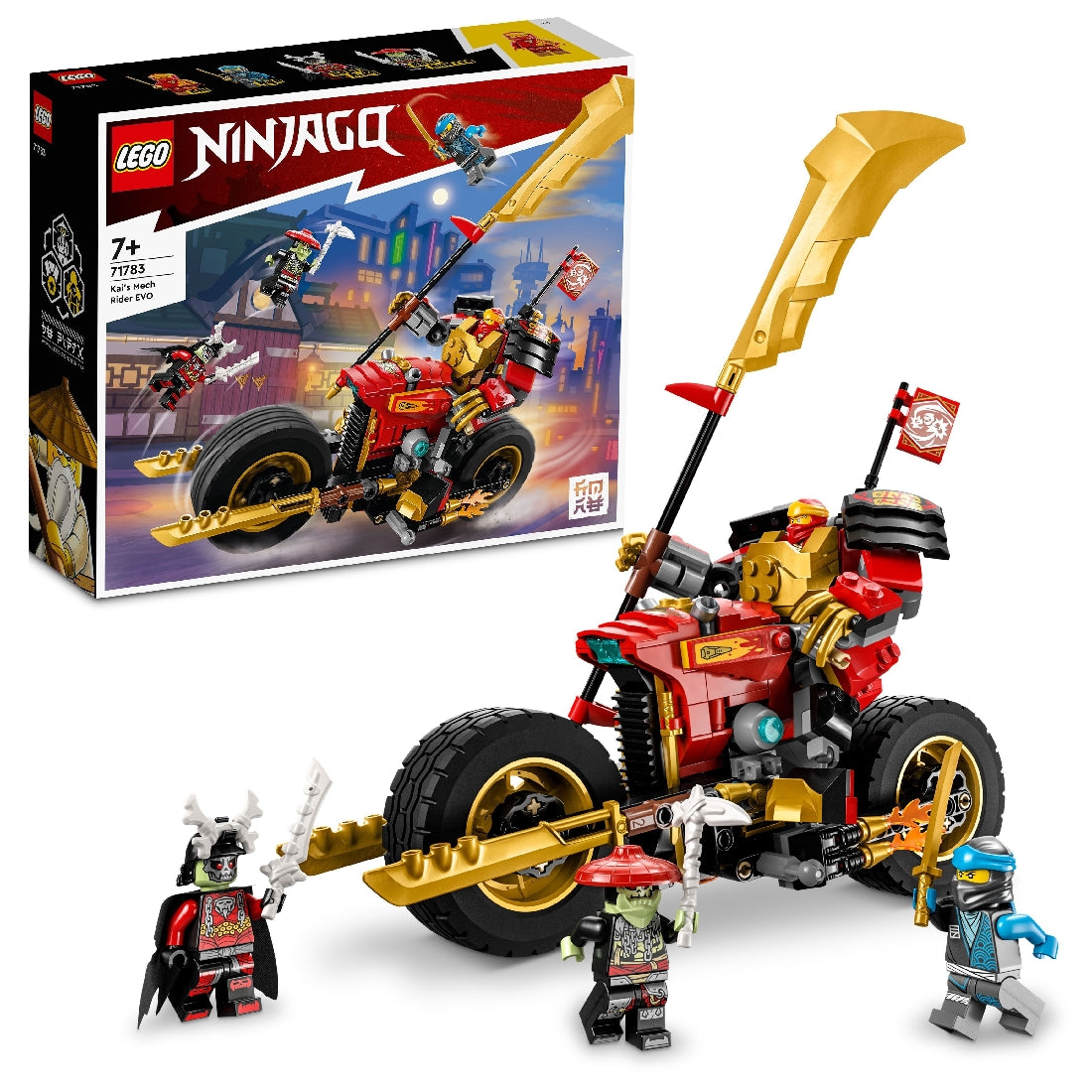 LEGO NINJAGO KAI'S MECH RIDER EVO 71783 AGE: 7+