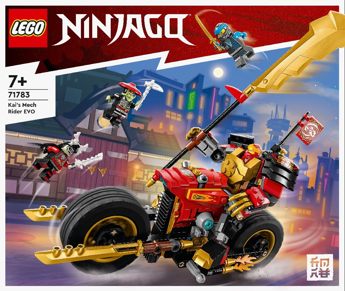 LEGO NINJAGO KAI'S MECH RIDER EVO 71783 AGE: 7+