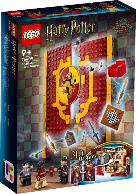 LEGO HARRY POTTER GRYFFINDOR HOUSE BANNER 76409 AGE: 9+