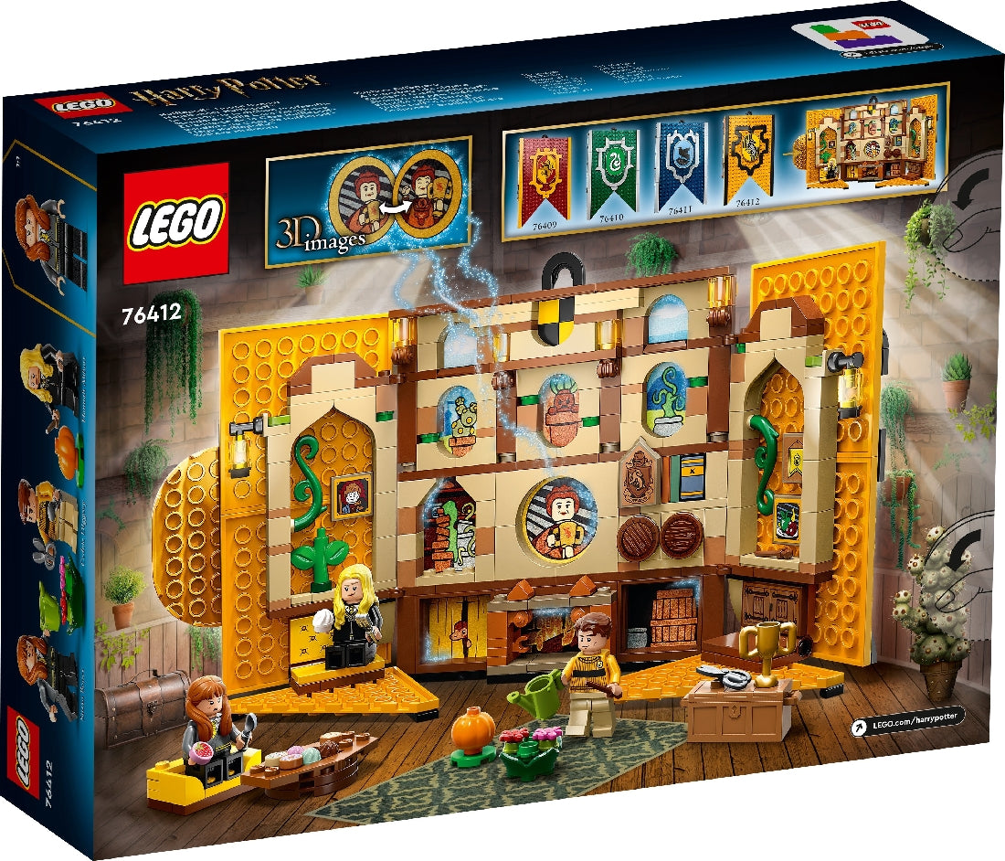 LEGO HARRY POTTER HUFFLEPUFF HOUSE BANNER 76412 AGE: 9+