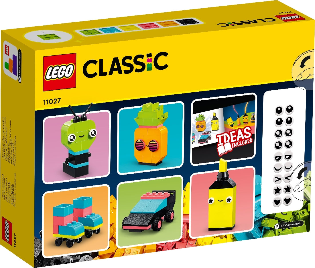 LEGO CLASSIC CREATIVE NEON FUN 11027 AGE: 5+
