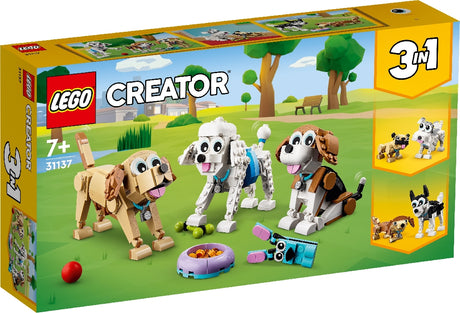 LEGO CREATOR 3-IN-1 ADORABLE DOGS 31137 AGE: 7+