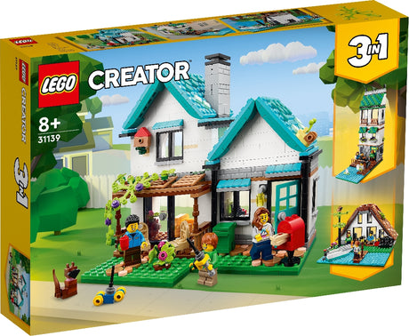 LEGO CREATOR 3-IN-1 COSY HOUSE 31139 AGE: 8+