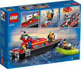 LEGO CITY FIRE RESCUE BOAT 60373 AGE: 5+