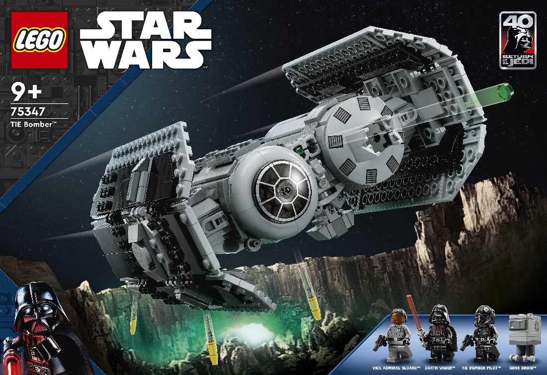 LEGO STAR WARS TIE BOMBER 75347 AGE: 9+