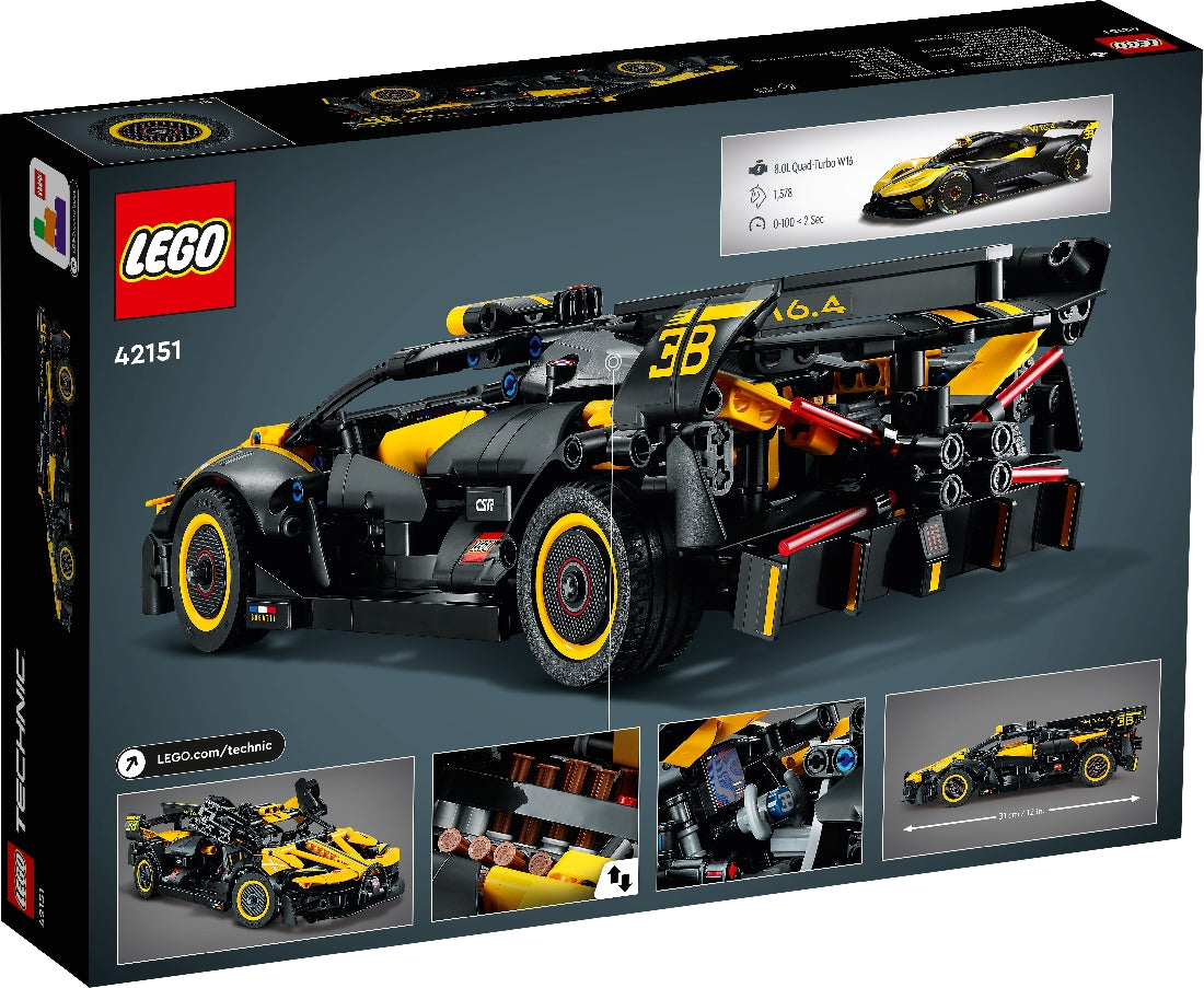 LEGO TECHNIC BUGATTI BOLIDE 42151 AGE: 9+