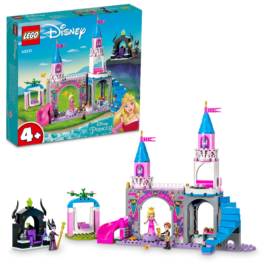 LEGO DISNEY PRINCESS AURORA'S CASTLE 43211 AGE: 4+