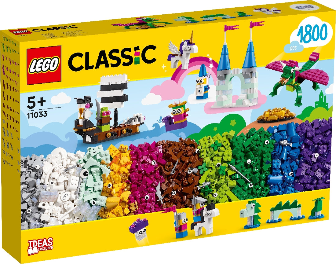 LEGO CLASSIC CREATIVE FANTASY UNIVERSE 11033 AGE: 5+