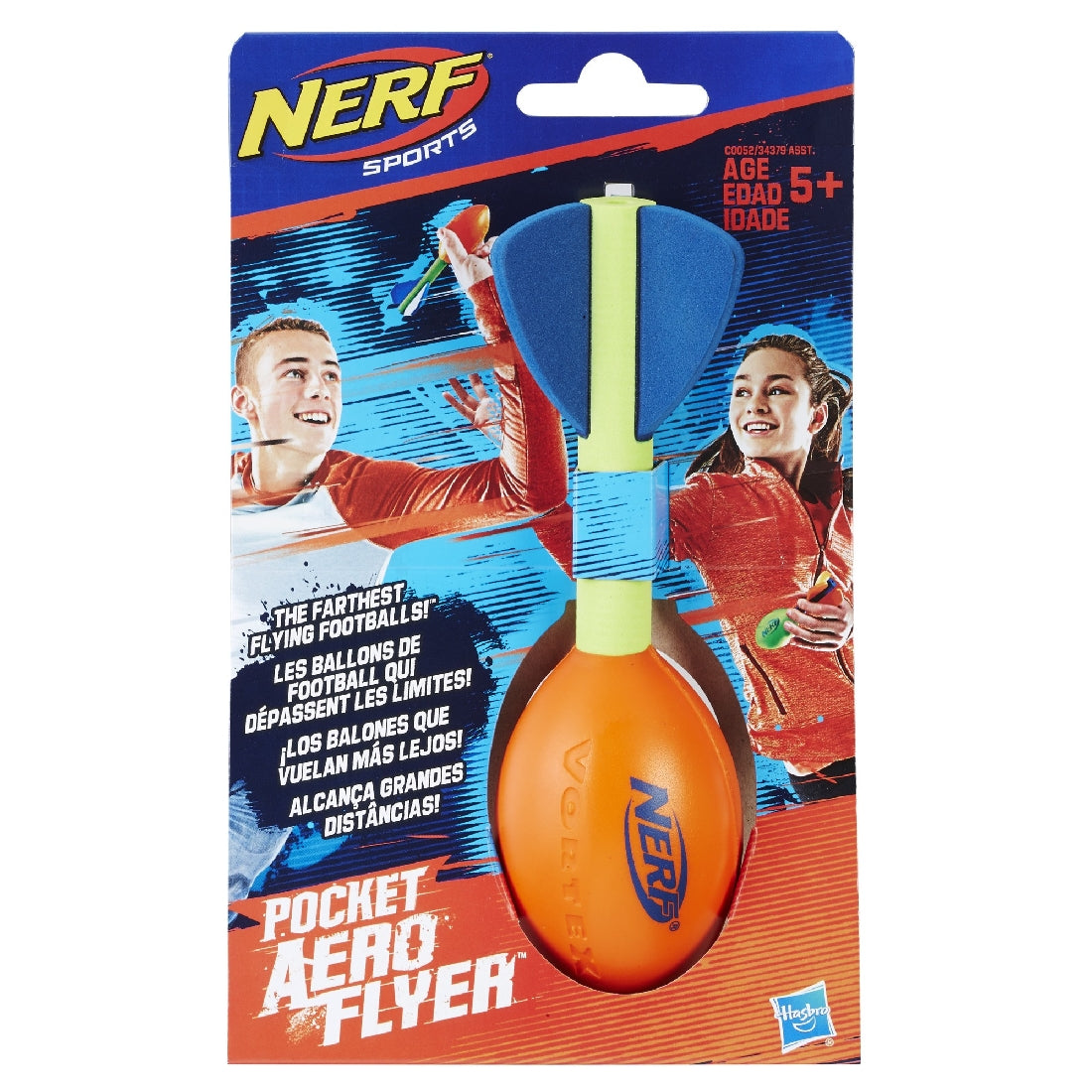 NERF POCKET AERO FLYER - ORANGE