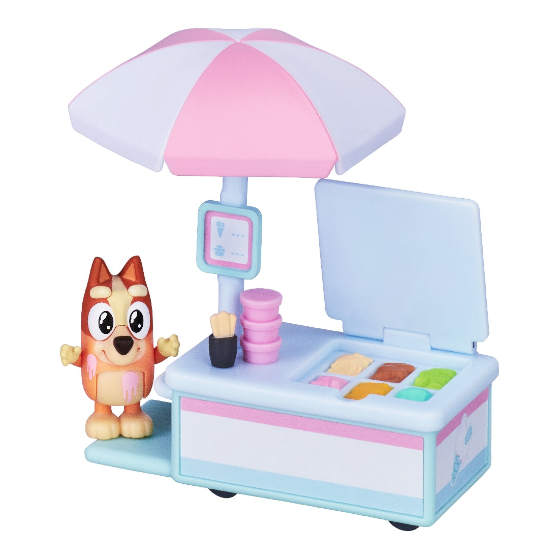 Bluey S6 Vehicle & Figures - Bingo's Icecream Cart