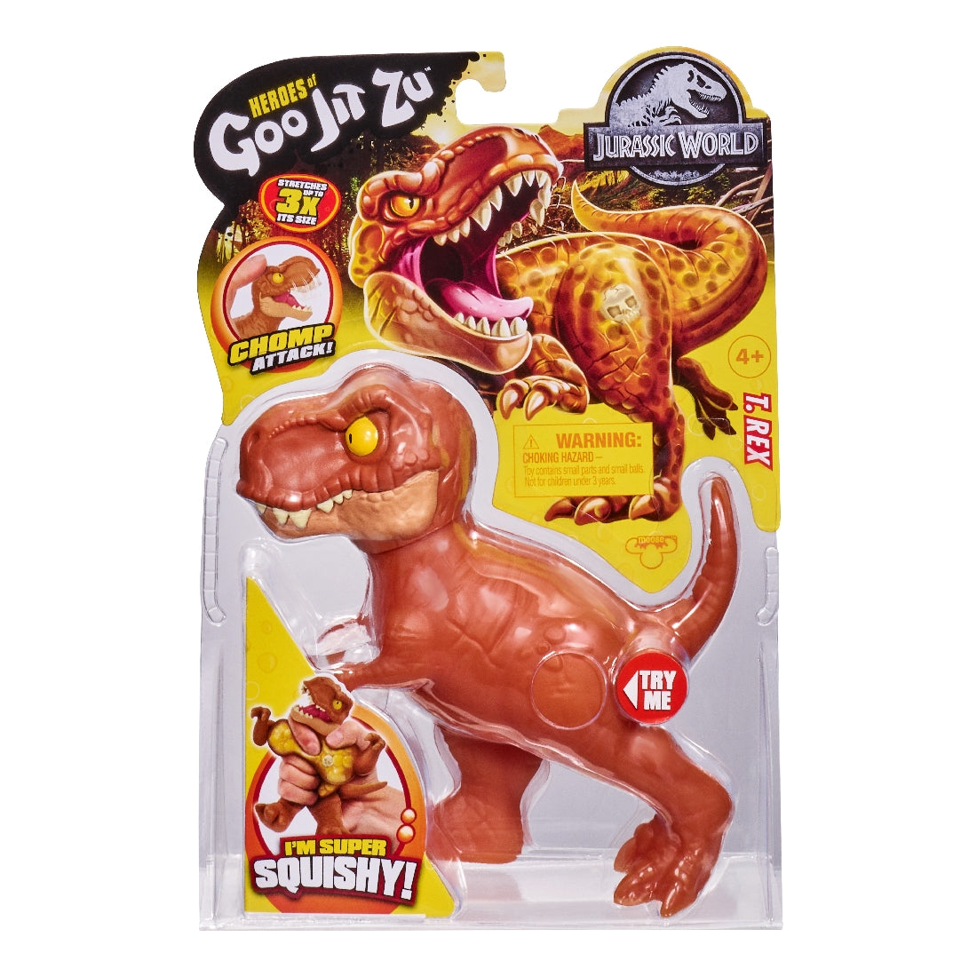 Heroes Of Goo Jit Zu - Jurassic World Hero Pack S1 W1 Asst - T.rex