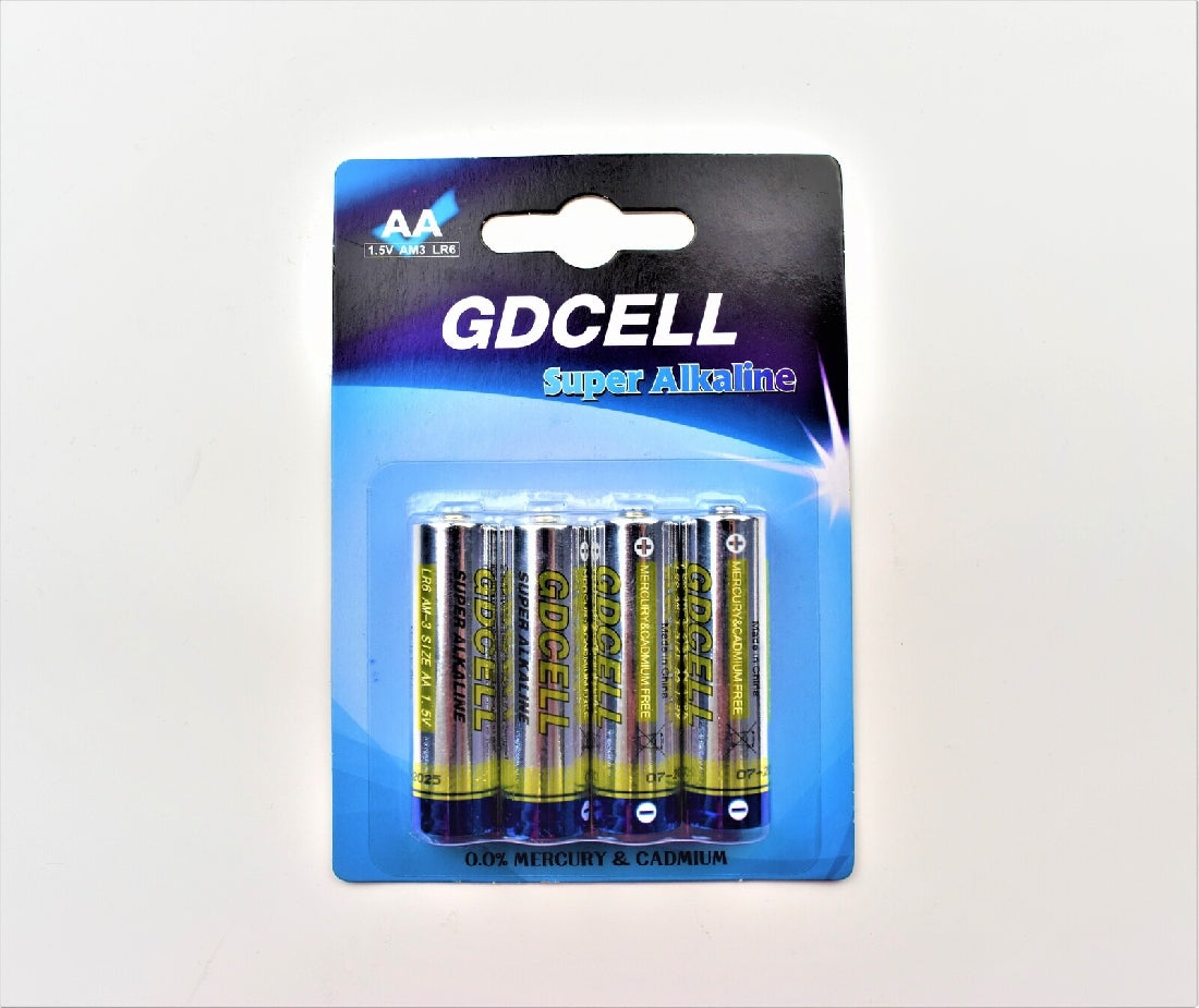 GDCELL AA BATTERIES 4PK