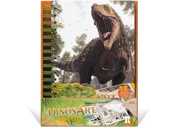 DINOSART - SMALL CREATIVE BOOK (Foil)