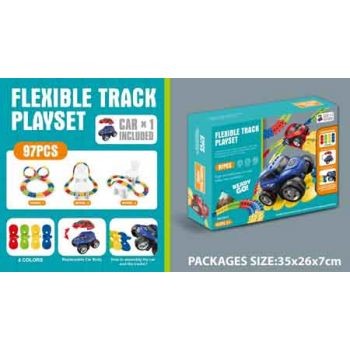 FLEXIBLE TRACK PLAYSETS 97 PCS