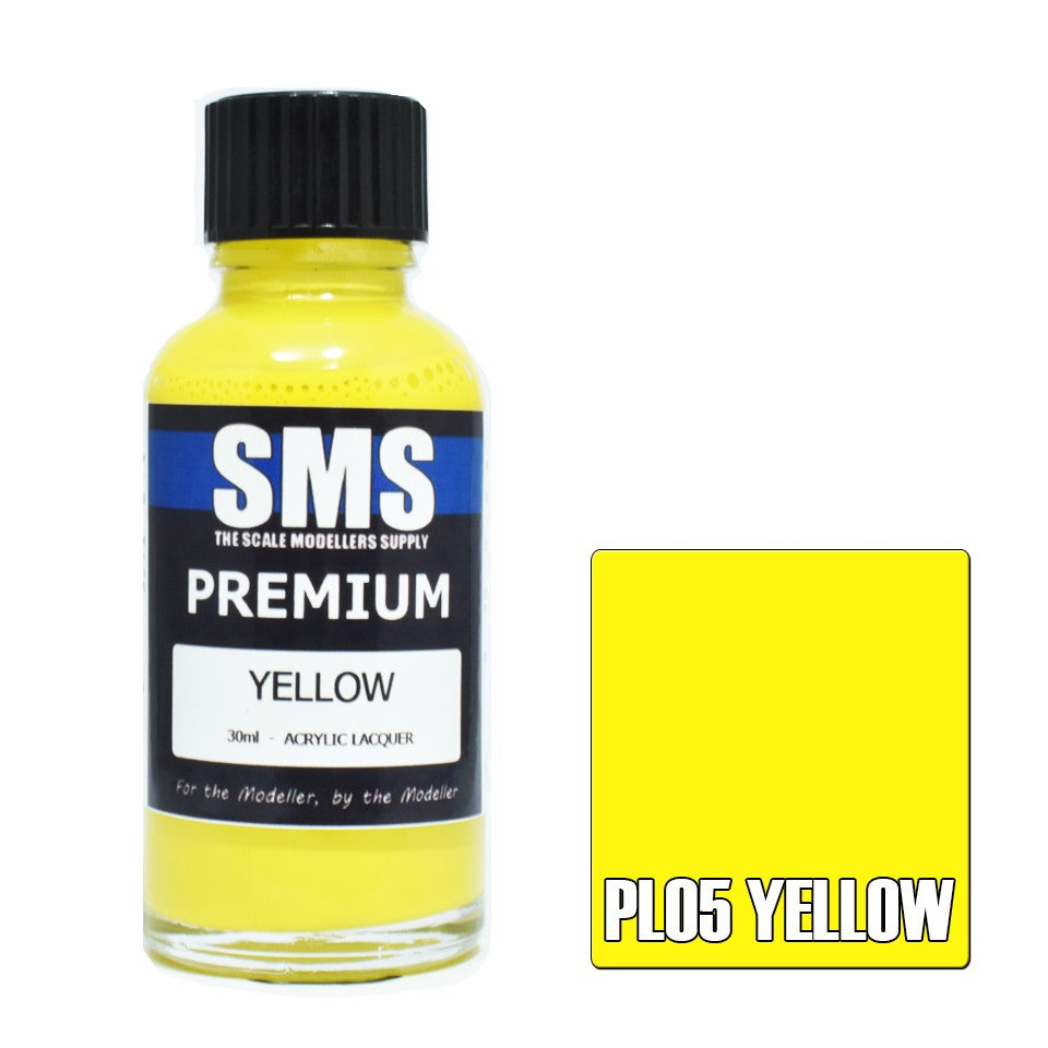 SMS PREMIUM ACRYLIC LACQUER YELLOW 30ML