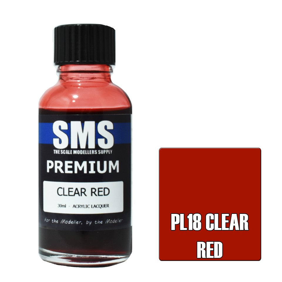 SMS PREMIUM CLEAR RED 30ML