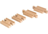 BRIO TRACKS - MINI STRAIGHT TRACK PACK 4 PCS