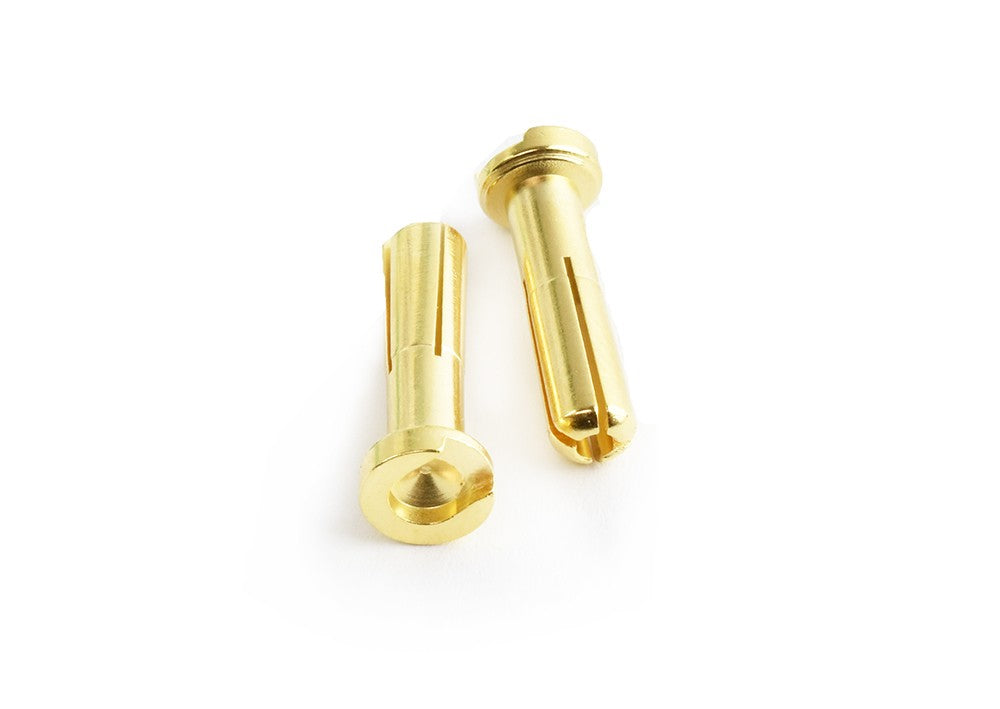 TORNADORC 4.0MM LOW PROFILE GOLD PLATED CONNECTOR MALE 2PC