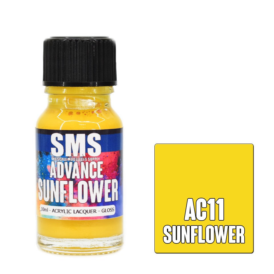 SMS ADVANCE SUNFLOWER 10ML ACRYLIC LACQUER