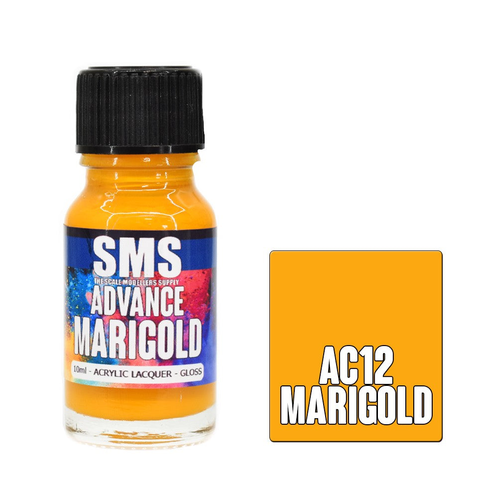 SMS ADVANCE MARIGOLD 10ML ACRYLIC LACQUER