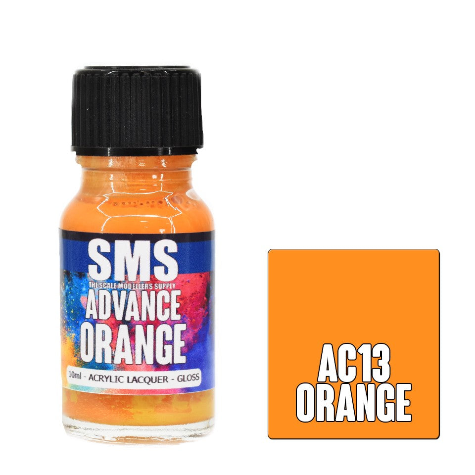 SMS ADVANCE ORANGE 10ML ACRYLIC LACQUER