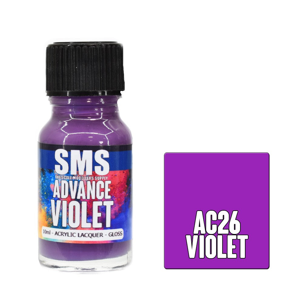 SMS ADVANCE VIOLET 10ML ACRYLIC LACQUER