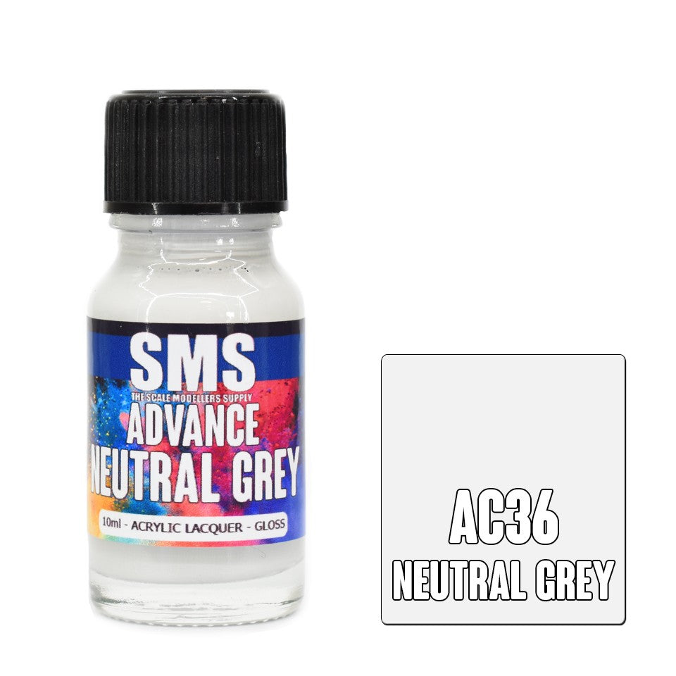SMS ADVANCE NEUTRAL GREY 10ML ACRYLIC LACQUER