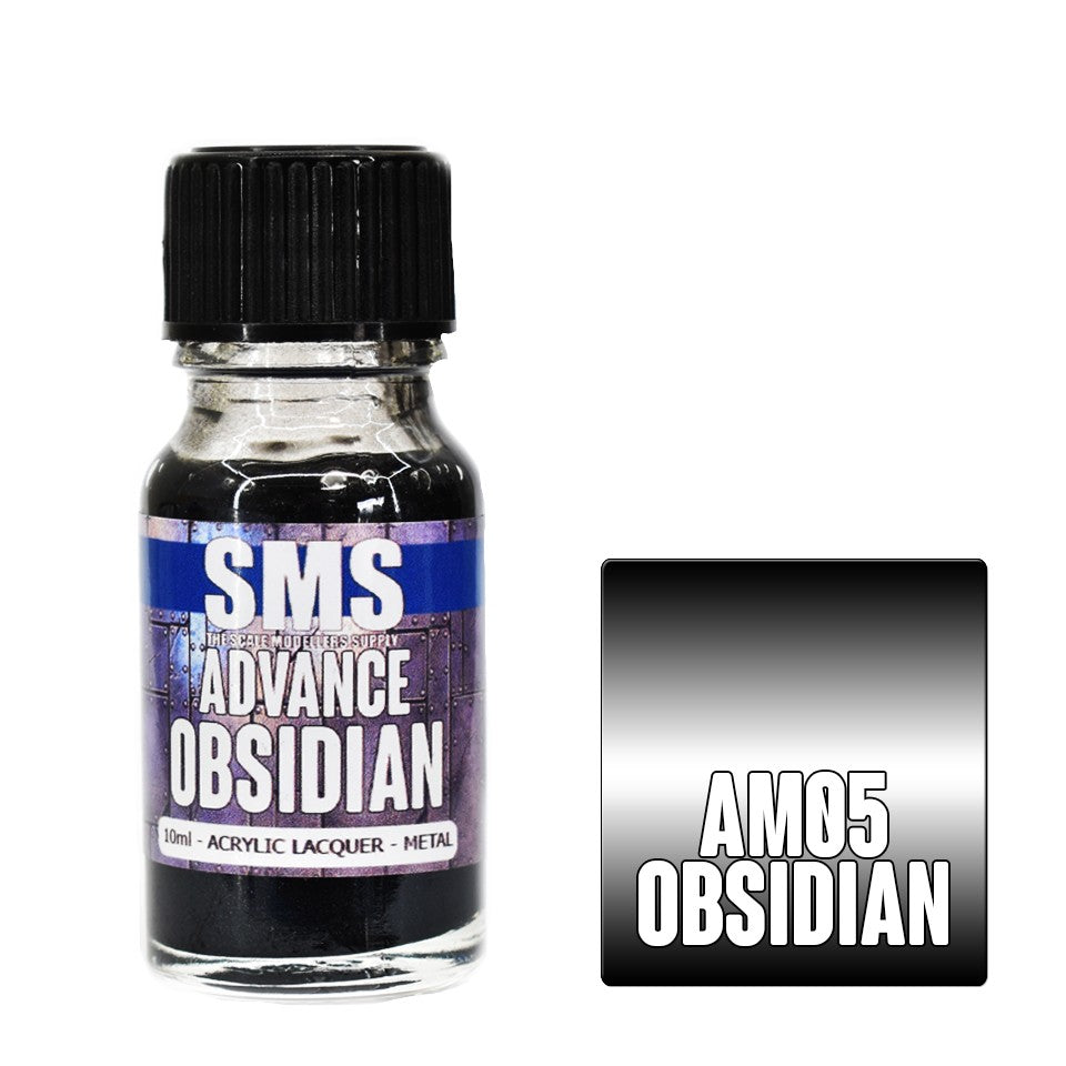 Sms Advance Metallic Obsidian 10ml Acrylic Lacquer