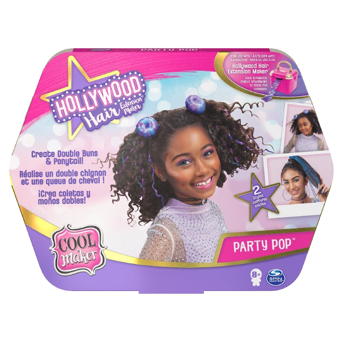 Cool Marker Hollywood Hair Styling Pack - Party Pop