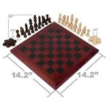 Classic Games Deluxe Backgammon, Chess & Checkers