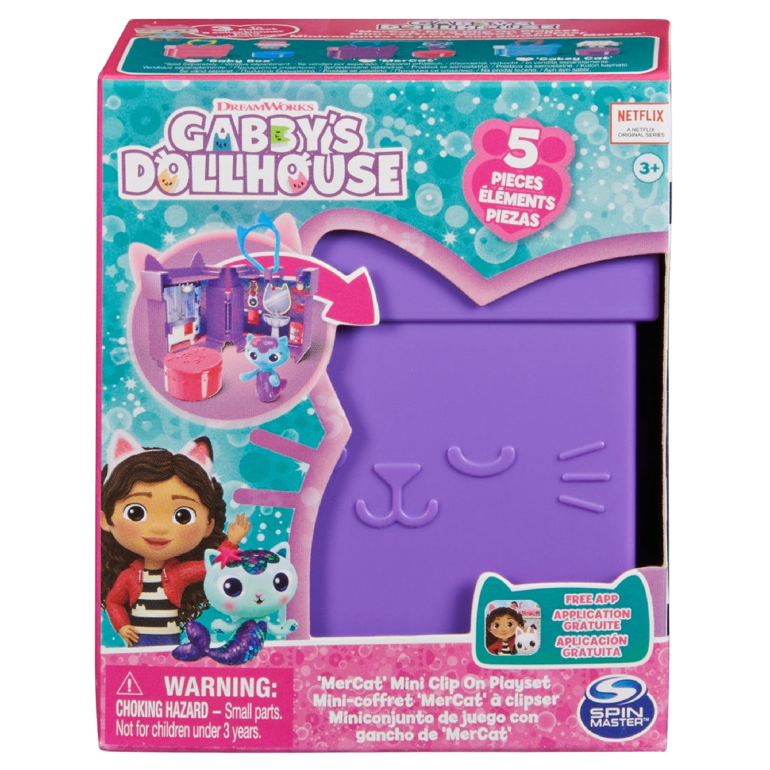 GABBY'S DOLLHOUSE CLIP ON PLAYSET - MERCAT