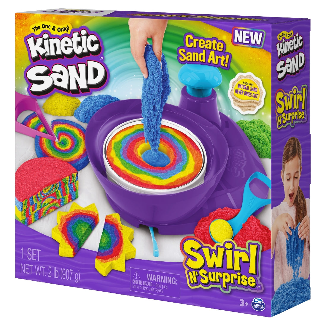 Kinetic Sand Swirl N Surprise