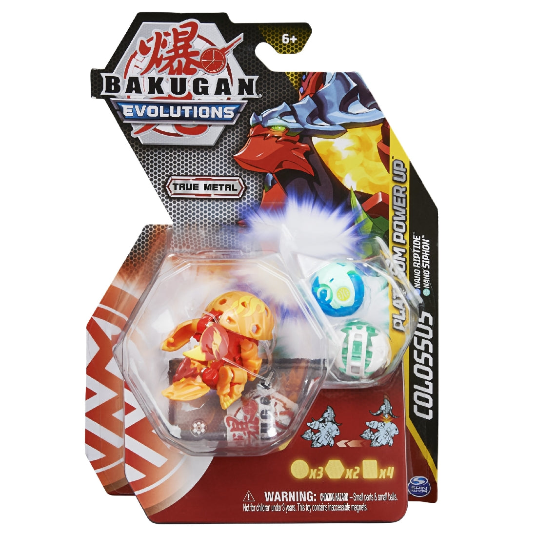 Bakugan Evolutions Platinum Power Up S4 - Colossus Red