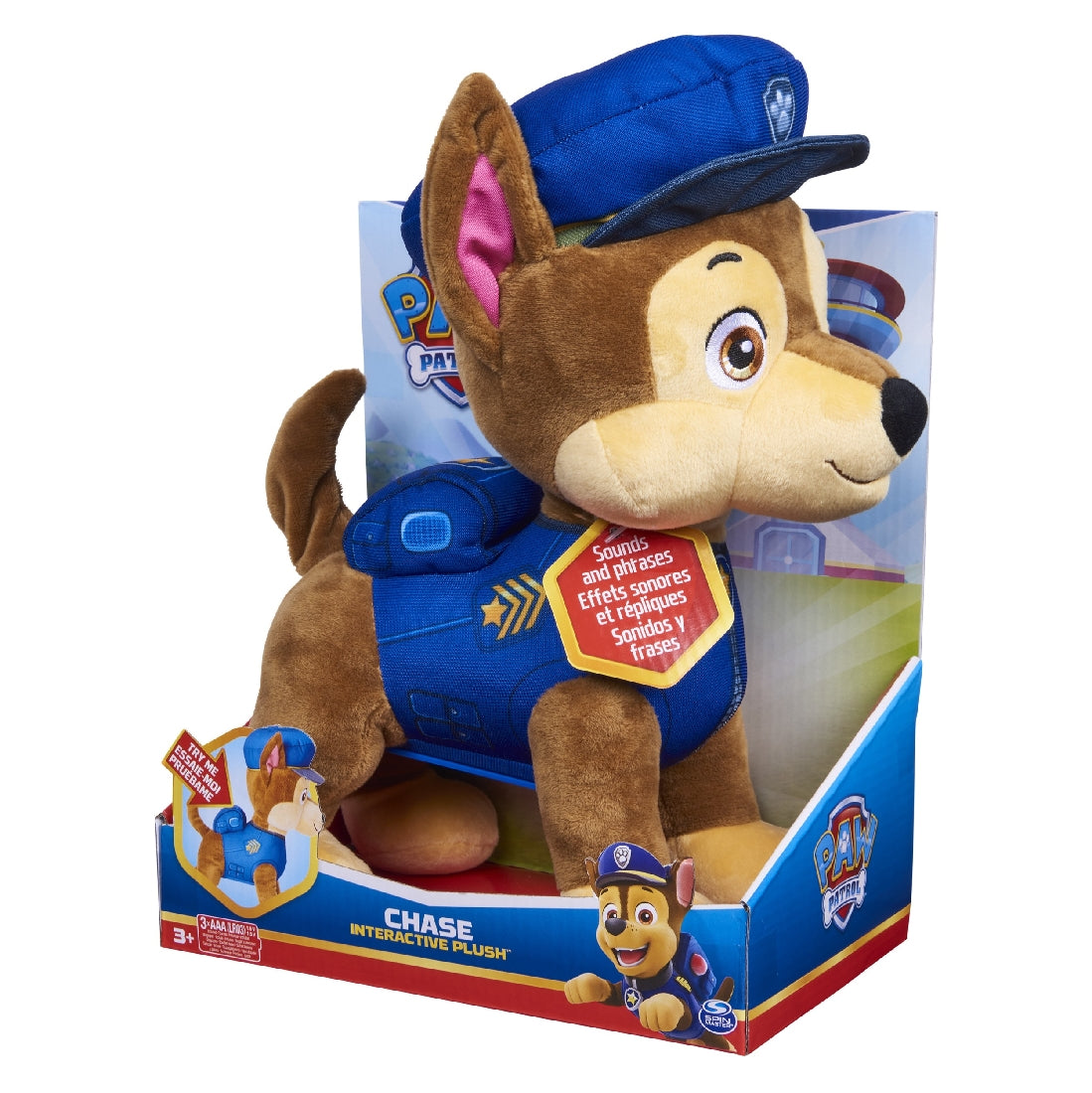 Paw Patrol Interactive Plush - Chase