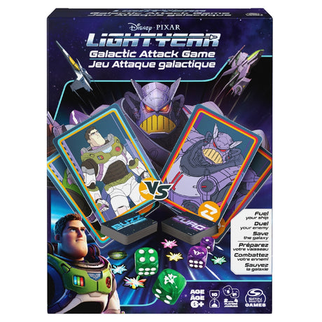Disney Pixar Lightyear Galactic Attack Game