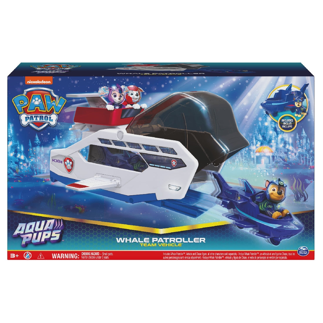 Paw Patrol Aqua Pups Whale Patroller