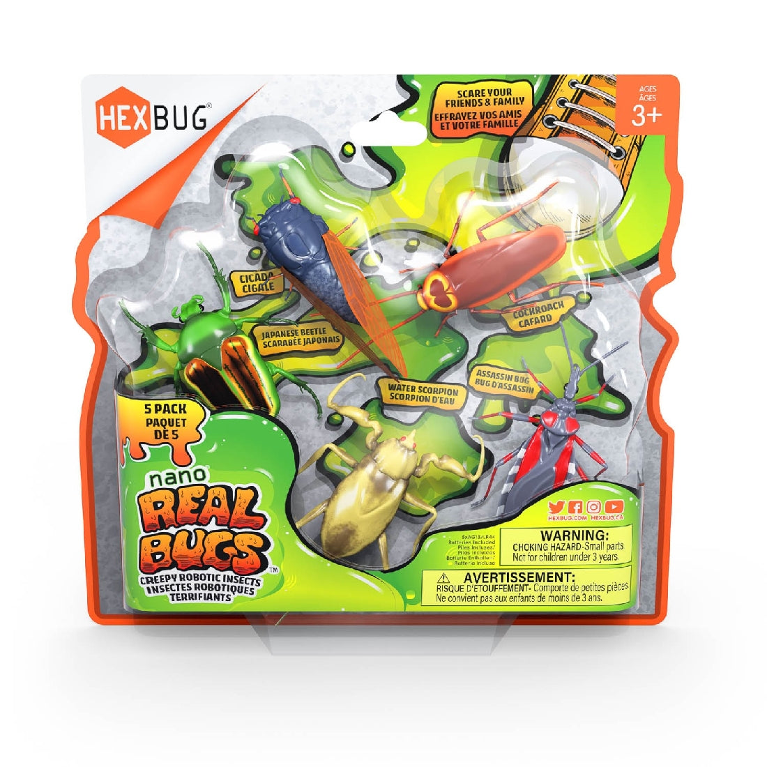 Hexbug Nano Real Bugs 5pk