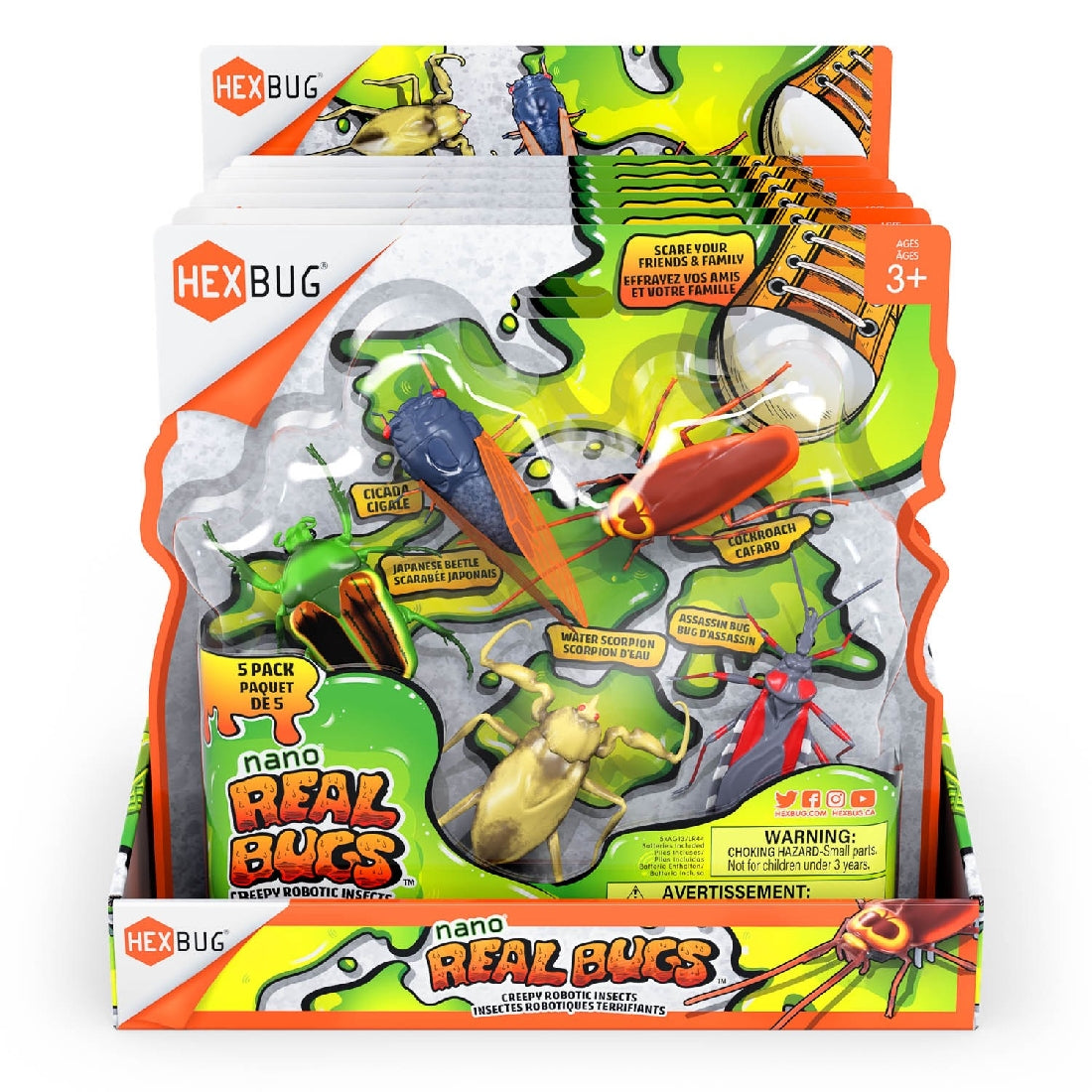 Hexbug Nano Real Bugs 5pk