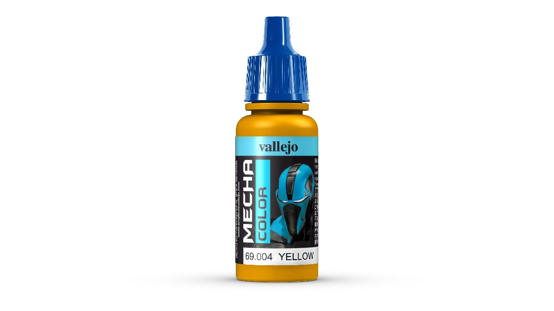 VALLEJO MECHA COLOUR YELLOW 17ML ACRYLIC PAINT