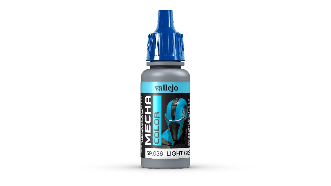 Vallejo Mecha Colour Light Grey 17ml Acrylic Airbrush Paint 69036