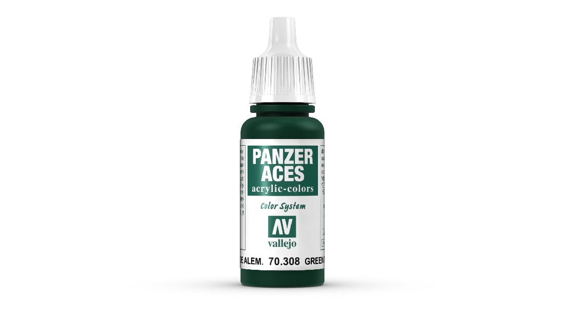 VALLEJO PANZER ACES GREEN TAIL LIGHT 17 ML