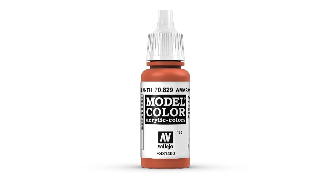 Vallejo Model Color #036 Amaranth Red 18ml Matt Acrylic Paint